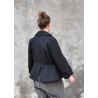 Claudine jacket, black denim