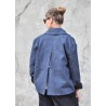 Sailor coat, blue denim