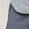 Saroual trousers, black corduroy