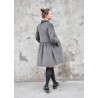 Shirt-dress, grey corduroy