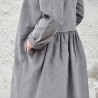 Shirt-dress, grey corduroy