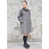 Shirt-dress, grey corduroy