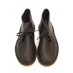 Chaussures Partridge, cuir noir et naturel