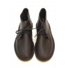 Chaussures Partridge, cuir noir et naturel