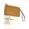 Pochette en cuir naturel