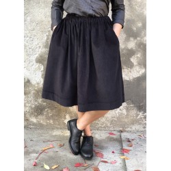 Skirt, black corduroy