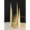 Cone candle, gold