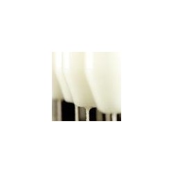 Taper candle, white