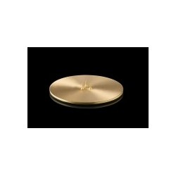 Candle plate, gold