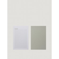 2 soft cover A5 notebooks "Letters"