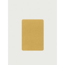 Pack of 5 rounded corner cards, gold