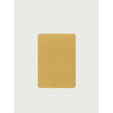 Pack of 5 rounded corner cards, gold