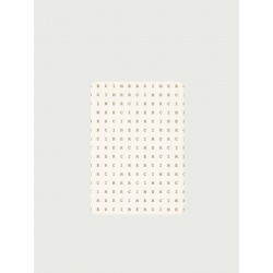 Pack of 5 rounded corner cards, Merci