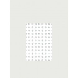 Pack of 5 rounded corner cards, Flake