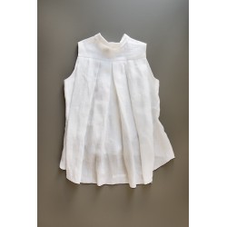 Chemise "femme", lin blanc