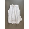 Chemise "femme", lin blanc