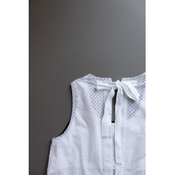 Chemise "femme", lin blanc