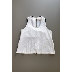 Chemise "femme", lin blanc