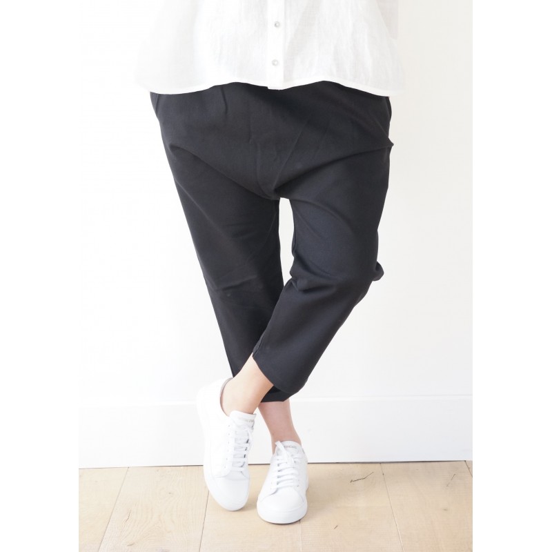 Pantalon sarouel, jean noir