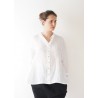 Chemise "femme", lin blanc