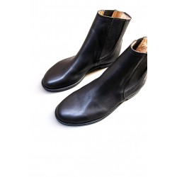 Bernie boots, soft black leather