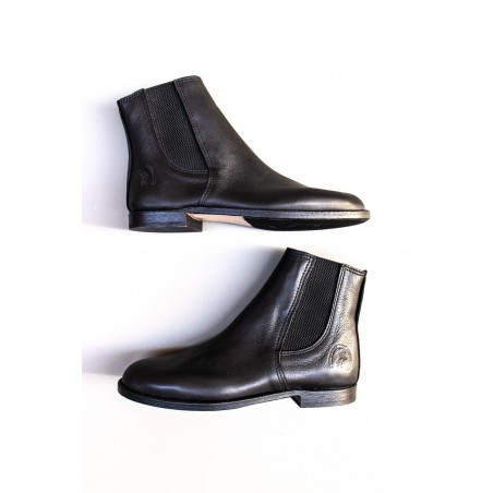 Bernie boots, soft black leather