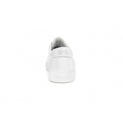 Baskets pour homme, cuir blanc