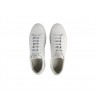 Baskets pour homme, cuir blanc