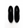 Sneakers for men, black nubuck