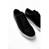 Sneakers for men, black nubuck