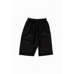 Short mixte, drap noir