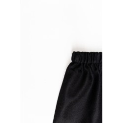 Short mixte, drap noir