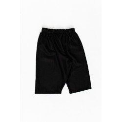 Short mixte, drap noir