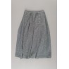 Pleated skirt, herringbone wool drap