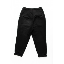 Woman trousers, black denim