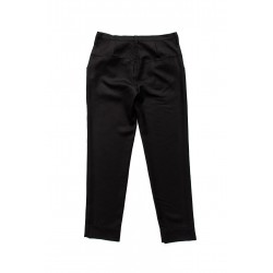 Man trousers, black flannel