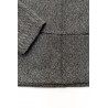 Flared jacket, herringbone wool drap