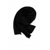 scarf, black heavy jersey