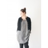 Gilet Uniforme, maille gris clair