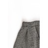 Long skirt, herringbone wool drap