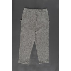 Pockets trousers, herringbone wool drap