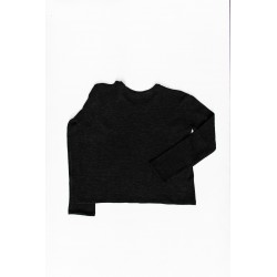 Unisex sweater, dark grey heavy jersey