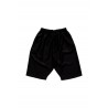 Short mixte, flanelle noire