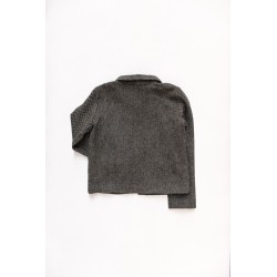 Woman jacket, herringbone wool drap