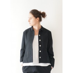 Tailor jacket, black denim