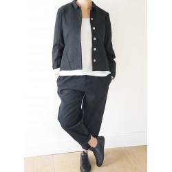 Tailor jacket, black denim