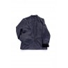 Tailor jacket, blue recycled denim