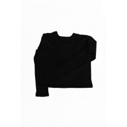 Unisex sweater, black heavy jersey