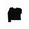 Unisex sweater, black heavy jersey