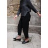 Woman trousers, black denim